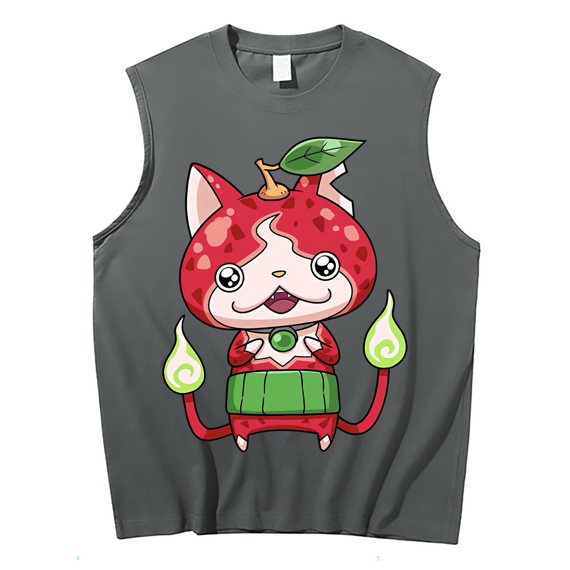 （画像用） 妖怪ウォッチ Yo-kai Watch コットン100％タンクトップ（フロントプリント）